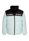 KARL KANI Piumino Uomo Retro Essential Puffer Jacket Light Blue da uomo