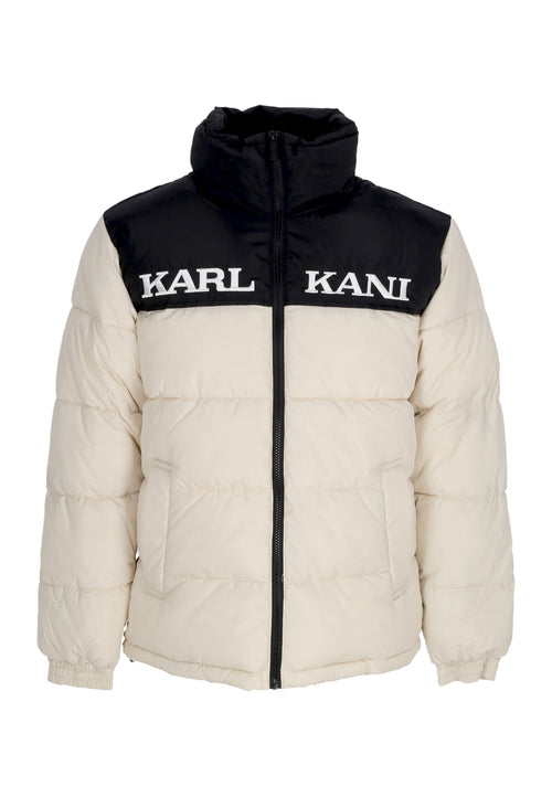 KARL KANI Piumino Uomo Retro Essential Puffer Jacket Light Sand da uomo