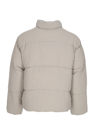 KARL KANI Piumino Uomo Small Signature Puffer Jacket Light Grey da uomo