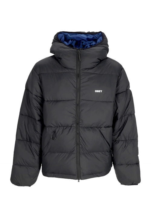 OBEY Piumino Uomo Stratus Puffer Black da uomo