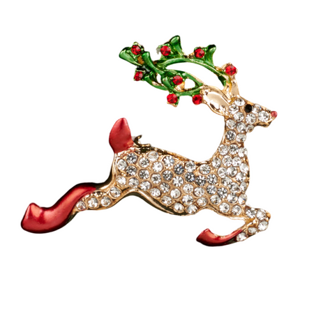 Pendaglio a forma di renna per albero di Natale da 5 cm