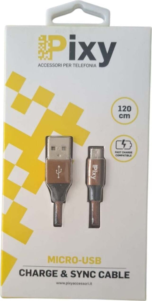 Pixy-Cavo-Micro-Usb-1.20mt-MARRONE