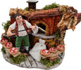 Pizzaiolo con animazione per presepe natalizio statua decorativa realizzata a mano Casa e cucina/Decorazioni per interni/Addobbi e decorazioni per ricorrenze/Decorazioni natalizie/Presepi/Statuine e fondali per il presepe MagiediNatale.it - Altamura, Commerciovirtuoso.it