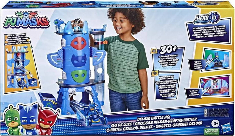 Pj-Mask-Mega-Quartier-Generale-Deluxe-Battle-Headquarters-Playset-2-Action-Figures,-Cat-car,-E-Molto-Altro-+-3-A-Hasbro