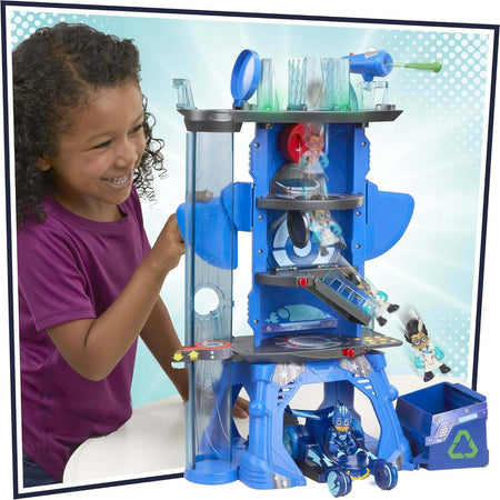 Pj-Mask-Mega-Quartier-Generale-Deluxe-Battle-Headquarters-Playset-2-Action-Figures,-Cat-car,-E-Molto-Altro-+-3-A-Hasbro