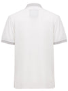 CANALI Polo Canali bianco manica corta da uomo