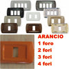 PLACCA ARANCIO IN ABS PER SCATOLE RETTANGOLARI SERIE ECLIPSE