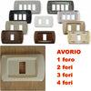 PLACCA AVORIO IN ABS PER SCATOLE RETTANGOLARI SERIE ECLIPSE