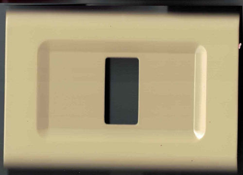 PLACCA AVORIO IN ABS PER SCATOLE RETTANGOLARI SERIE ELITE