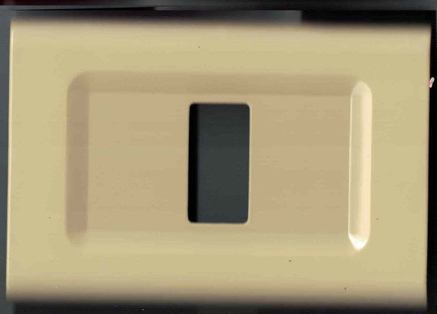 PLACCA AVORIO IN ABS PER SCATOLE RETTANGOLARI SERIE ELITE