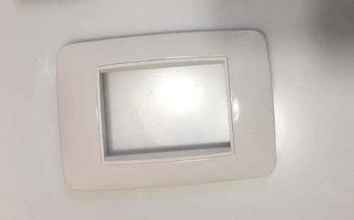 PLACCA BIANCA COMPATIBILE LIVING INTERNATIONAL 6603 PLACCHETTE COPRINTERRUTTORI