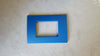 PLACCA BLU CIELO IN ABS PER SCATOLE RETTANGOLARI SERIE SOFT 2/3/4/7 POSTI