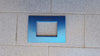 PLACCA BLU CIELO METALLIZZATO IN ABS PER SCATOLE RETTANGOLARI SERIE SOFT 2/3/4/7 POSTI