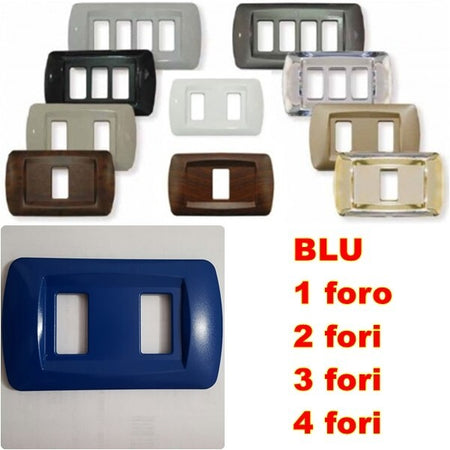 PLACCA BLU IN ABS PER SCATOLE RETTANGOLARI SERIE ECLIPSE