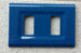 PLACCA BLU IN ABS PER SCATOLE RETTANGOLARI SERIE ELITE