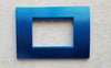 PLACCA BLU METALLIZZATO IN ABS PER SCATOLE RETTANGOLARI SERIE SOFT 2/3/4/7 POSTI