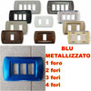 PLACCA BLU METALLIZZATTO IN ABS PER SCATOLE RETTANGOLARI SERIE ECLIPSE