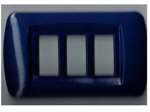 PLACCA BLU SCURO IN ABS PER SCATOLE RETTANGOLARI SERIE ECLIPSE