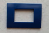 PLACCA BLU SCURO IN ABS PER SCATOLE RETTANGOLARI SERIE SOFT 2/3/4/7 POSTI