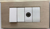 PLACCA CHAMPAGNE N. 13 IN ABS COMPATIBILE LIVING LIGHT INTERNATIONAL 3 4 7 POSTI