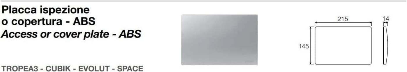 Placca-Cieca-Valsir-Tropea-2-VS0870401-Originale-Bianca