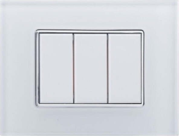 Placca Cristal 3m 4m 6m Bianco Effetto Vetro Compatibile Con Bticino Axolute Fai da te/Materiale elettrico/Placche/Placche per interruttori Trade Shop italia - Napoli, Commerciovirtuoso.it