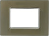 Placca Cristal 3m 4m 6m Bronzo Effetto Vetro Compatibile Con Bticino Axolute Fai da te/Materiale elettrico/Placche/Placche per interruttori Trade Shop italia - Napoli, Commerciovirtuoso.it