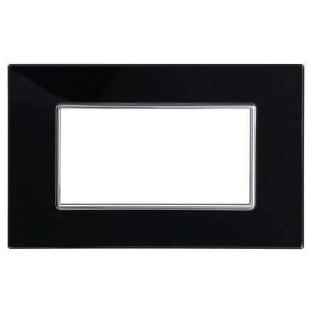 Placca Cristal 3m 4m 6m Nero Effetto Vetro Compatibile Con Bticino Axolute