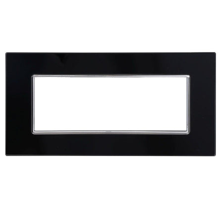 Placca Cristal 3m 4m 6m Nero Effetto Vetro Compatibile Con Bticino Axolute