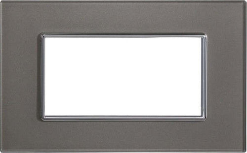 Placca Cristal 3m 4m 6m Titanio Effetto Vetro Compatibile Con Bticino Axolute Fai da te/Materiale elettrico/Placche/Placche per interruttori Trade Shop italia - Napoli, Commerciovirtuoso.it