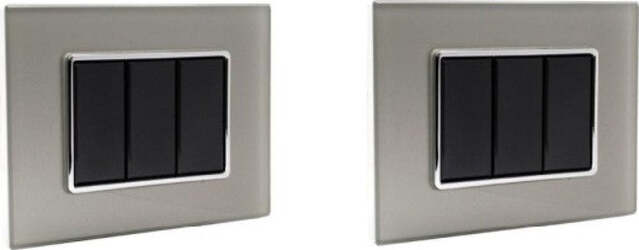 Placca Cristal 3m 4m 6m Titanio Effetto Vetro Compatibile Con Bticino Axolute Fai da te/Materiale elettrico/Placche/Placche per interruttori Trade Shop italia - Napoli, Commerciovirtuoso.it