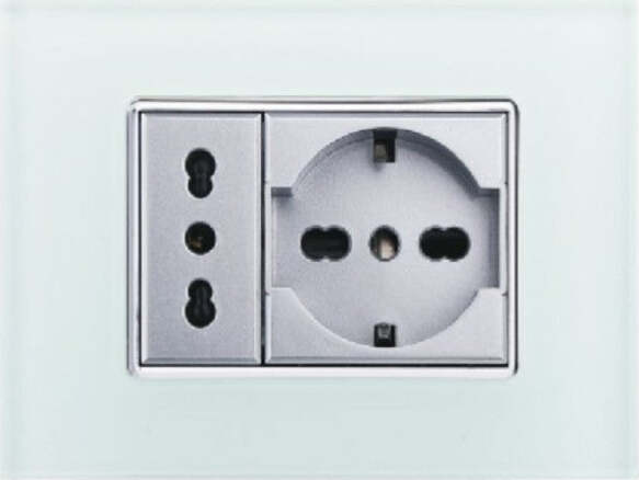 Placca Cristal 3m 4m 6m Verde Biancastro Effetto Vetro Compatibile Con Axolute Fai da te/Materiale elettrico/Placche/Placche per interruttori Trade Shop italia - Napoli, Commerciovirtuoso.it