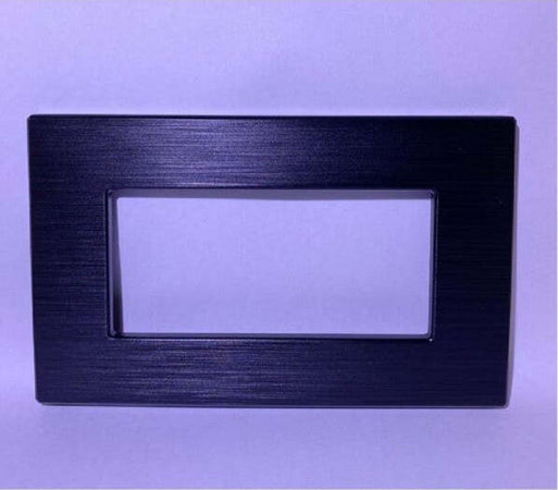 Placca Dynamic 3 4 6 M Tecnopolimero Satinato Nero Compatibile Bticino Axolute Fai da te/Materiale elettrico/Placche/Placche per interruttori Trade Shop italia - Napoli, Commerciovirtuoso.it