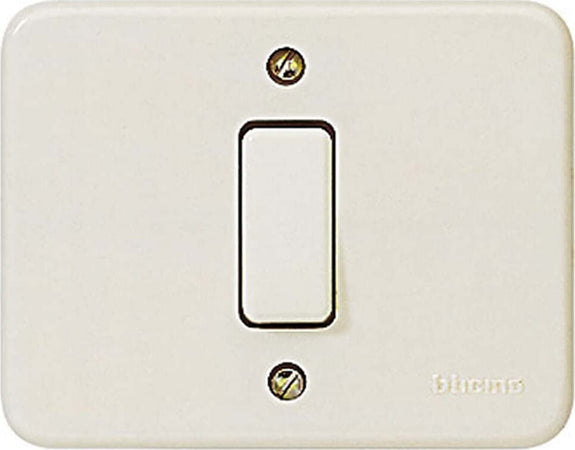 Placca elettrica BTicino S1100N Kit Interruttore Unipolare, Bianco Fai da te/Materiale elettrico/Placche/Placche per interruttori Scontolo.net - Potenza, Commerciovirtuoso.it