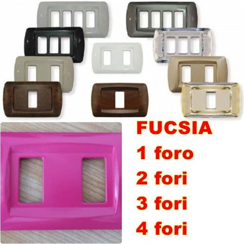 PLACCA FUCSIA IN ABS PER SCATOLE RETTANGOLARI SERIE ECLIPSE