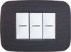 Placca Futura 3 4 6 Moduli Legno Wenge' Compatibile Con Bticino Axolute Fai da te/Materiale elettrico/Placche/Placche per interruttori Trade Shop italia - Napoli, Commerciovirtuoso.it