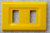 PLACCA GIALLO IN ABS PER SCATOLE RETTANGOLARI SERIE ELITE