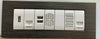 PLACCA GREYSTONE N. 24 IN ABS COMPATIBILE LIVING LIGHT INTERNATIONAL 3 4 7 POSTI