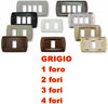 PLACCA GRIGIO IN ABS PER SCATOLE RETTANGOLARI SERIE ECLIPSE