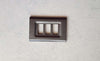 PLACCA GRIGIO METALLIZZATO IN ABS PER SCATOLE RETTANGOLARI SERIE ELITE