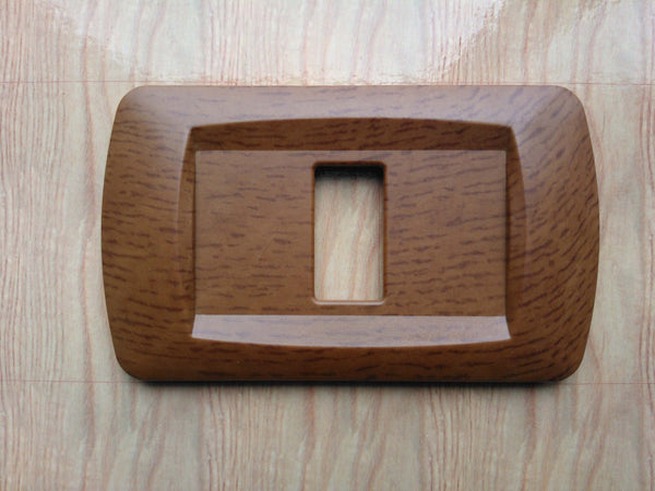 PLACCA LEGNO CHIARO IN ABS PER SCATOLE RETTANGOLARI SERIE ECLIPSE