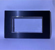 Placca Luxury 3 4 6m In Metallo Nero Satinato Compatibile Con Bticino Axolute Fai da te/Materiale elettrico/Placche/Placche per interruttori Trade Shop italia - Napoli, Commerciovirtuoso.it