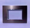 Placca Luxury 3 4 6m Metallo Brown Marrone Satinato Compatibile Bticino Axolute Fai da te/Materiale elettrico/Placche/Placche per interruttori Trade Shop italia - Napoli, Commerciovirtuoso.it