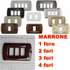PLACCA MARRONE IN ABS PER SCATOLE RETTANGOLARI SERIE ECLIPSE