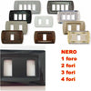 PLACCA NERA IN ABS PER SCATOLE RETTANGOLARI SERIE ECLIPSE