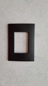 PLACCA NERO OPACO IN ABS PER SCATOLE RETTANGOLARI SERIE SOFT