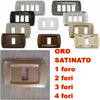 PLACCA ORO SATINATO IN ABS PER SCATOLE RETTANGOLARI SERIE ECLIPSE