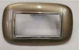 Placca Oval 3 4 6 Moduli Colore Bronzo Compatibile Con Bticino Axolute Fai da te/Materiale elettrico/Placche/Placche per interruttori Trade Shop italia - Napoli, Commerciovirtuoso.it
