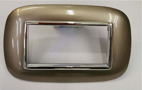 Placca Oval 3 4 6 Moduli Colore Bronzo Compatibile Con Bticino Axolute Fai da te/Materiale elettrico/Placche/Placche per interruttori Trade Shop italia - Napoli, Commerciovirtuoso.it