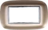 Placca Oval 3 4 6 Moduli Colore Oro Compatibile Con Bticino Axolute Fai da te/Materiale elettrico/Placche/Placche per interruttori Trade Shop italia - Napoli, Commerciovirtuoso.it